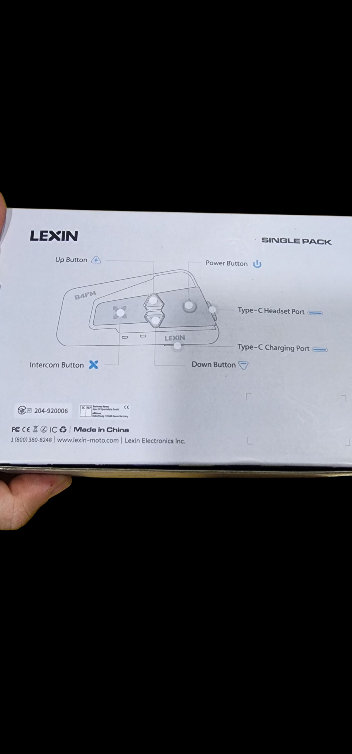 Motorcycle Bluetooth intercom
