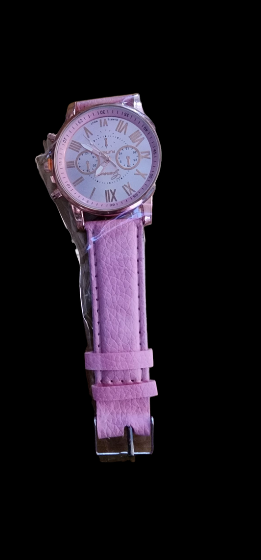 Pink watch