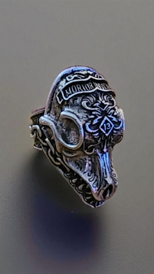 Dragon face dress up ring