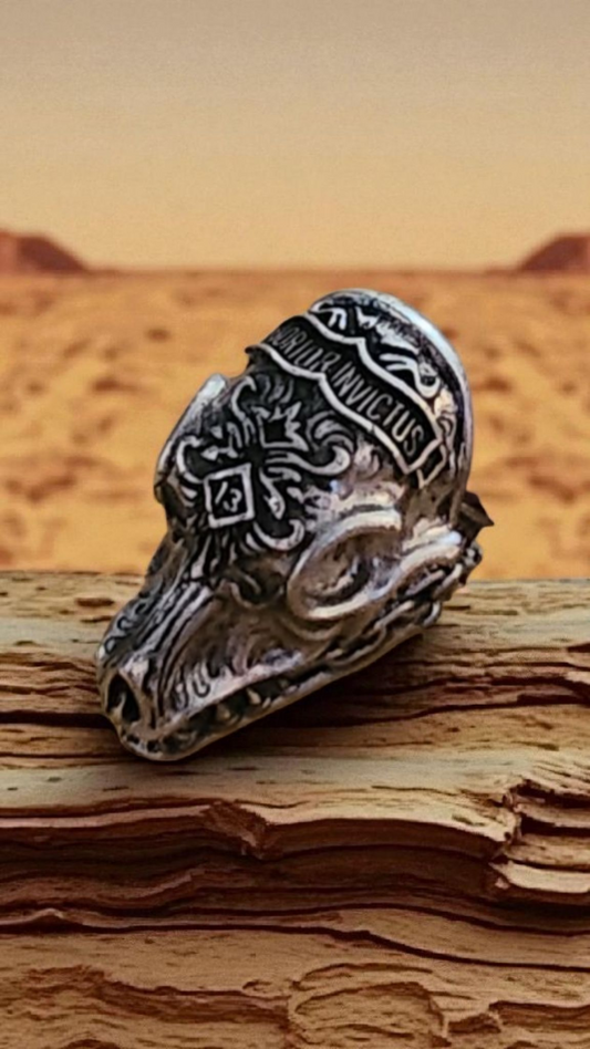 Dragon face dress up ring