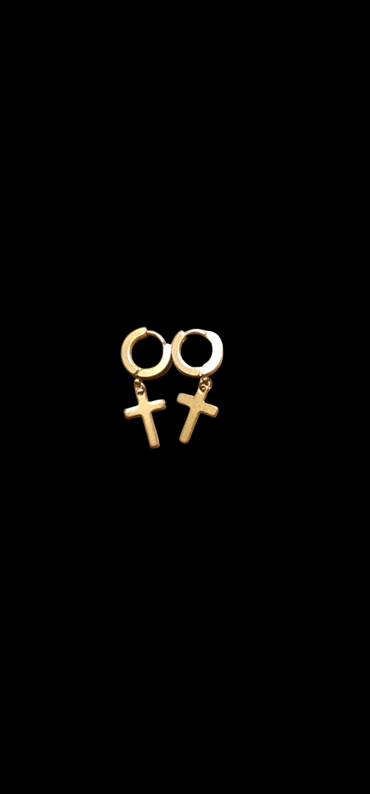 Cross dress up earings