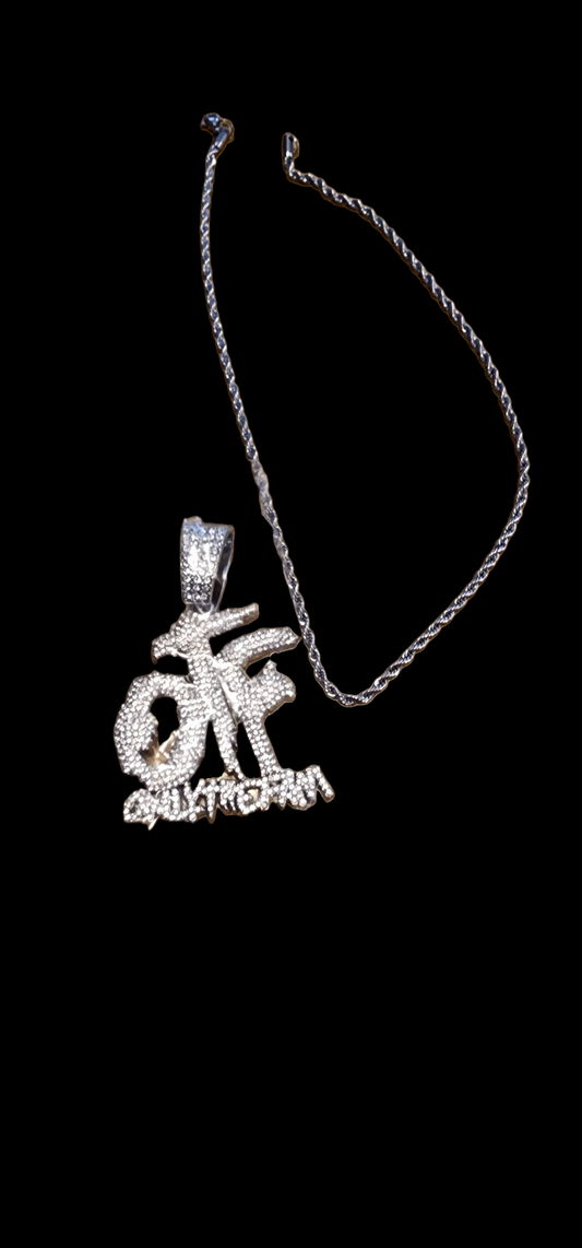 Big bulky hip hop necklace